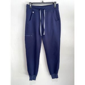 Figs scrubs jogger pants technical collection medical uniform blue women XS